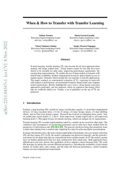 When & How to Transfer with Transfer Learning