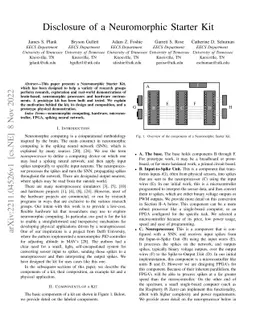 Disclosure of a Neuromorphic Starter Kit