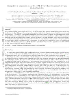 Energy System Digitization in the Era of AI: A Three-Layered Approach
  towards Carbon Neutrality