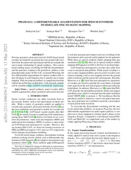 PhaseAug: A Differentiable Augmentation for Speech Synthesis to Simulate
  One-to-Many Mapping