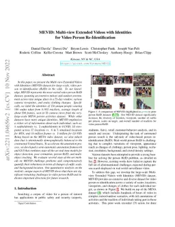 MEVID: Multi-view Extended Videos with Identities for Video Person
  Re-Identification