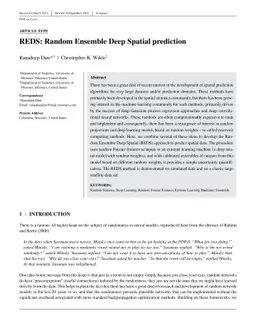 REDS: Random Ensemble Deep Spatial prediction