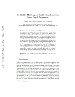 SG-Shuffle: Multi-aspect Shuffle Transformer for Scene Graph Generation