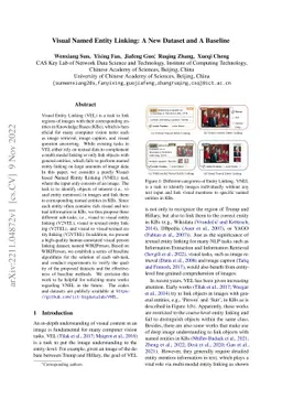 Visual Named Entity Linking: A New Dataset and A Baseline