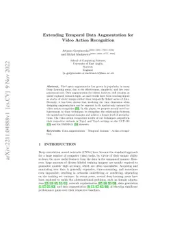 Extending Temporal Data Augmentation for Video Action Recognition