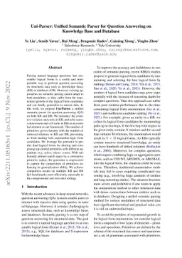 Uni-Parser: Unified Semantic Parser for Question Answering on Knowledge
  Base and Database