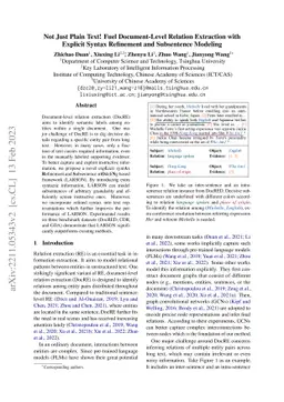 Not Just Plain Text! Fuel Document-Level Relation Extraction with
  Explicit Syntax Refinement and Subsentence Modeling