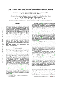Speech Enhancement with Fullband-Subband Cross-Attention Network