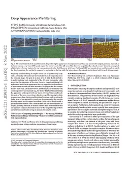 Deep Appearance Prefiltering