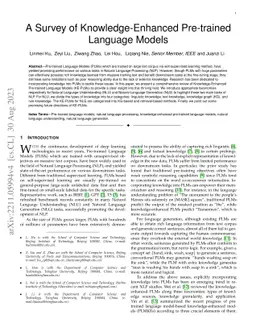 A Survey of Knowledge Enhanced Pre-trained Language Models