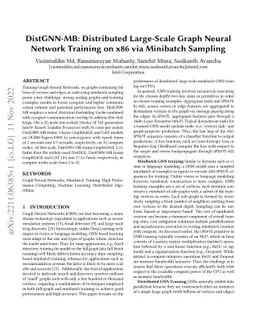 DistGNN-MB: Distributed Large-Scale Graph Neural Network Training on x86
  via Minibatch Sampling