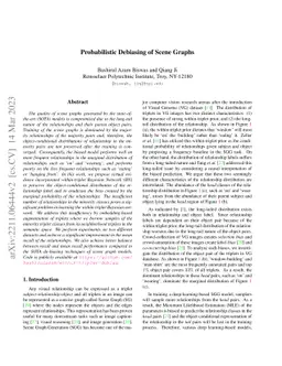 Probabilistic Debiasing of Scene Graphs