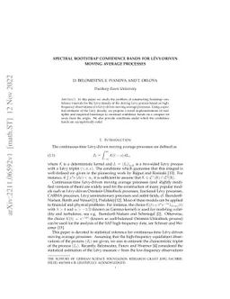 Spectral bootstrap confidence bands for Lévy-driven moving average
  processes