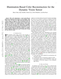 Illumination-Based Color Reconstruction for the Dynamic Vision Sensor