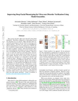 Improving Deep Facial Phenotyping for Ultra-rare Disorder Verification
  Using Model Ensembles