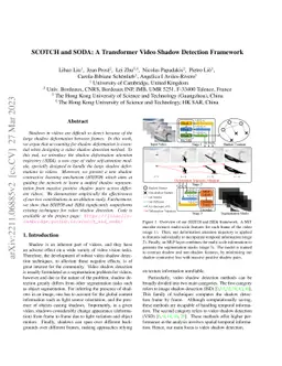 SCOTCH and SODA: A Transformer Video Shadow Detection Framework