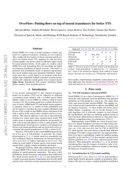 OverFlow: Putting flows on top of neural transducers for better TTS