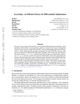 TorchOpt: An Efficient Library for Differentiable Optimization