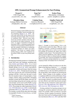 SPE: Symmetrical Prompt Enhancement for Fact Probing