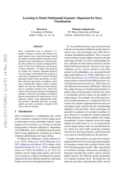 Learning to Model Multimodal Semantic Alignment for Story Visualization