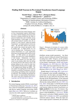 Finding Skill Neurons in Pre-trained Transformer-based Language Models