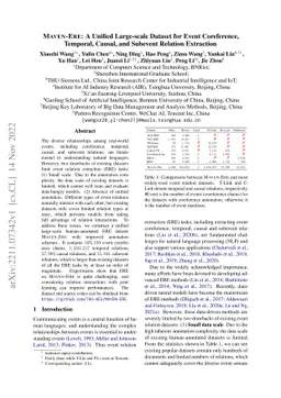 MAVEN-ERE: A Unified Large-scale Dataset for Event Coreference,
  Temporal, Causal, and Subevent Relation Extraction