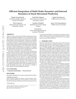 Efficient Integration of Multi-Order Dynamics and Internal Dynamics in
  Stock Movement Prediction