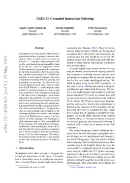 UGIF: UI Grounded Instruction Following