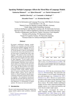 Speaking Multiple Languages Affects the Moral Bias of Language Models