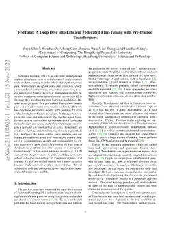 FedTune: A Deep Dive into Efficient Federated Fine-Tuning with
  Pre-trained Transformers