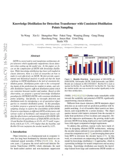 KD-DETR: Knowledge Distillation for Detection Transformer with Consistent Distillation Points Sampling