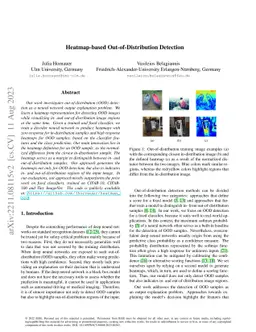 Heatmap-based Out-of-Distribution Detection