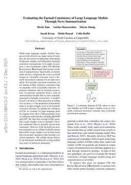 Evaluating the Factual Consistency of Large Language Models Through News
  Summarization