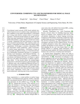 ConvFormer: Combining CNN and Transformer for Medical Image Segmentation