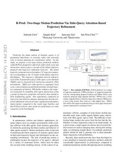 R-Pred: Two-Stage Motion Prediction Via Tube-Query Attention-Based
  Trajectory Refinement