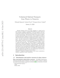 Unbalanced Optimal Transport, from Theory to Numerics