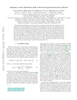 Adapting to noise distribution shifts in flow-based gravitational-wave
  inference