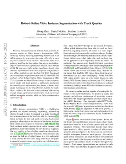 Robust Online Video Instance Segmentation with Track Queries