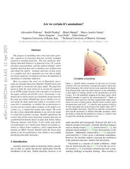 Are we certain it's anomalous?