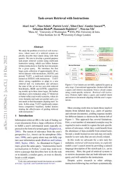 Task-aware Retrieval with Instructions