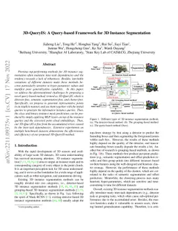 3D-QueryIS: A Query-based Framework for 3D Instance Segmentation
