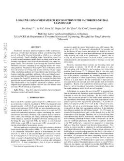 LongFNT: Long-form Speech Recognition with Factorized Neural Transducer