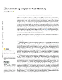 Comparison of Step Samplers for Nested Sampling