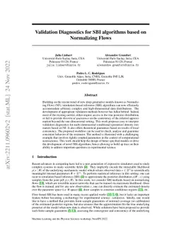 Validation Diagnostics for SBI algorithms based on Normalizing Flows