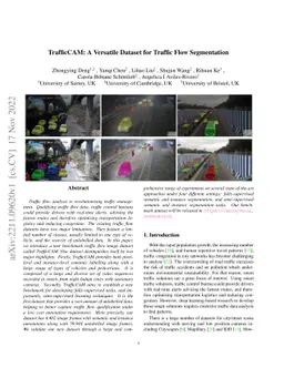 TrafficCAM: A Versatile Dataset for Traffic Flow Segmentation