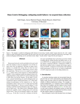 Data-Centric Debugging: mitigating model failures via targeted data
  collection