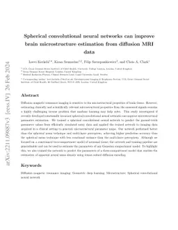 Spherical convolutional neural networks can improve brain microstructure
  estimation from diffusion MRI data