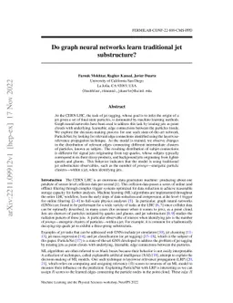 Do graph neural networks learn traditional jet substructure?