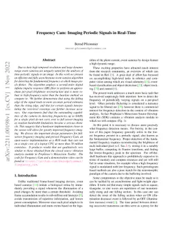 Frequency Cam: Imaging Periodic Signals in Real-Time
