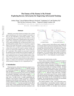The Enemy of My Enemy is My Friend: Exploring Inverse Adversaries for
  Improving Adversarial Training